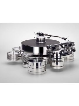 Виниловый проигрыватель Transrotor ALTO TMD с тонармом Treansrotor TRA9 Black, MC головкой Transrotor Merlo Reference, Блоком питания Konstant EINS