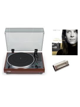 Комплект Thorens TD 102 A Walnut + CLEANING VELVET + LP Margriet Sjoerdsma – A Tribute To Eva Cassidy