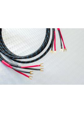 Акустический кабель DH Labs Q-10 Signature speaker cable bi-wire(2x4), spade 2,5m