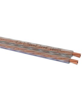 Кабель акустический Oehlbach Speaker Cable 2x2,5 mm clear 100m (D1C1008)