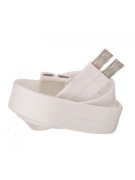 Кабель акустический Supra Flat 2x1.6 white м/кат (катушка 200м)
