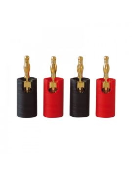 Разъём Dynavox Banana Red/Black (203330) комплект