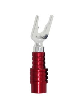 Коннектор Chord Company ChordOhmic Silver Spade with Red Cap