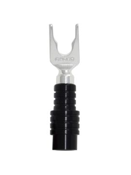 Коннектор Chord Company ChordOhmic Silver Spade with Black Cap