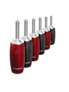 Комплект коннекторов AudioQuest SureGrip 1000 - BANANA Silver, 4 шт