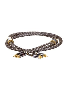 Кабель межблочный Dynavox Black Line Cinchkabel Stereo 1.0m (207480)