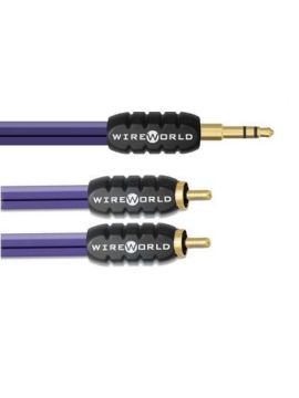 Кабель межблочный Wire World Pulse 3.5mm to 2 RCA 1.0m