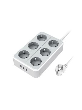 Сетевой фильтр Tessan TS-303 grey